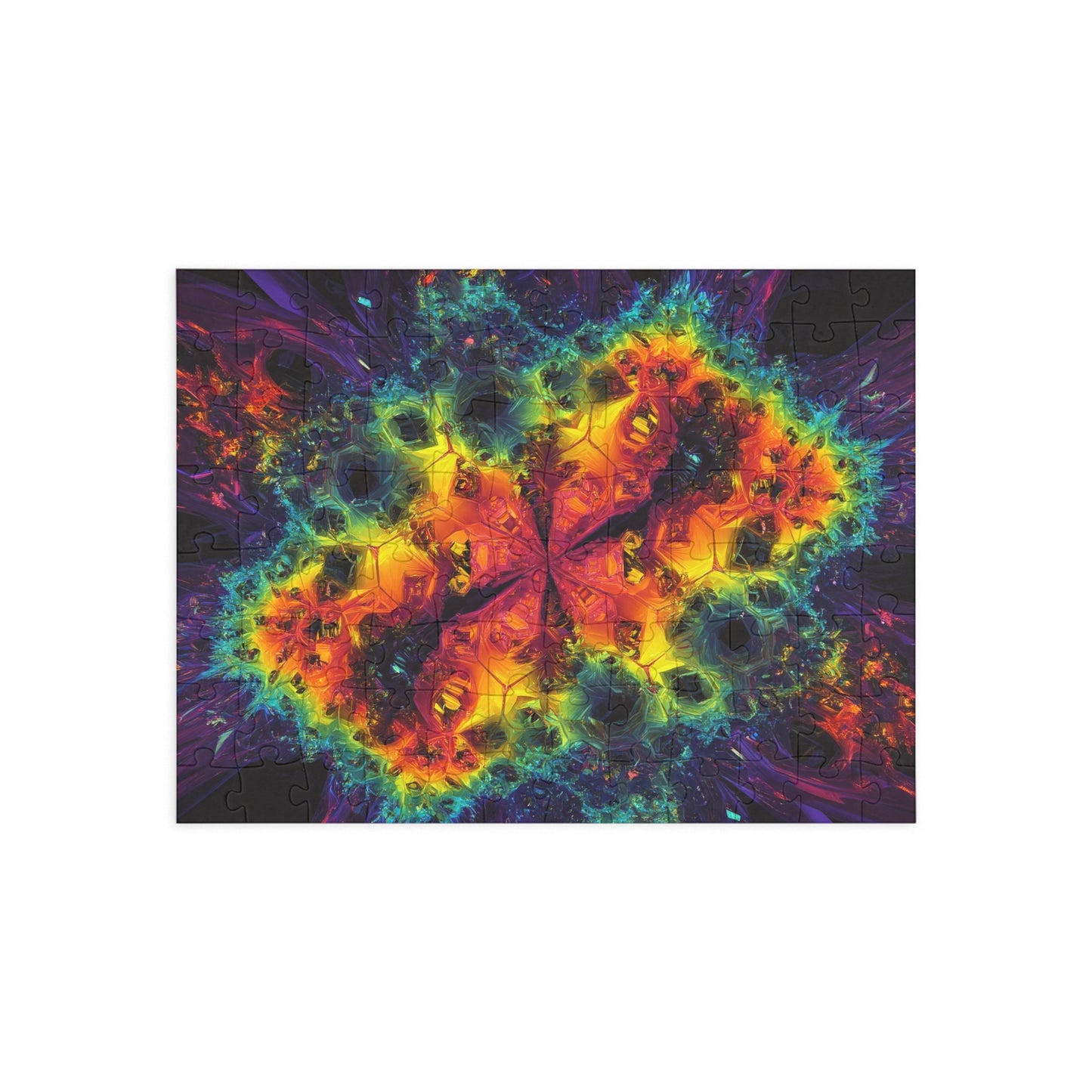 010 - Fractal Puzzle (96, 252, 500, 1000-Piece) - Fun Family Activity and Gift