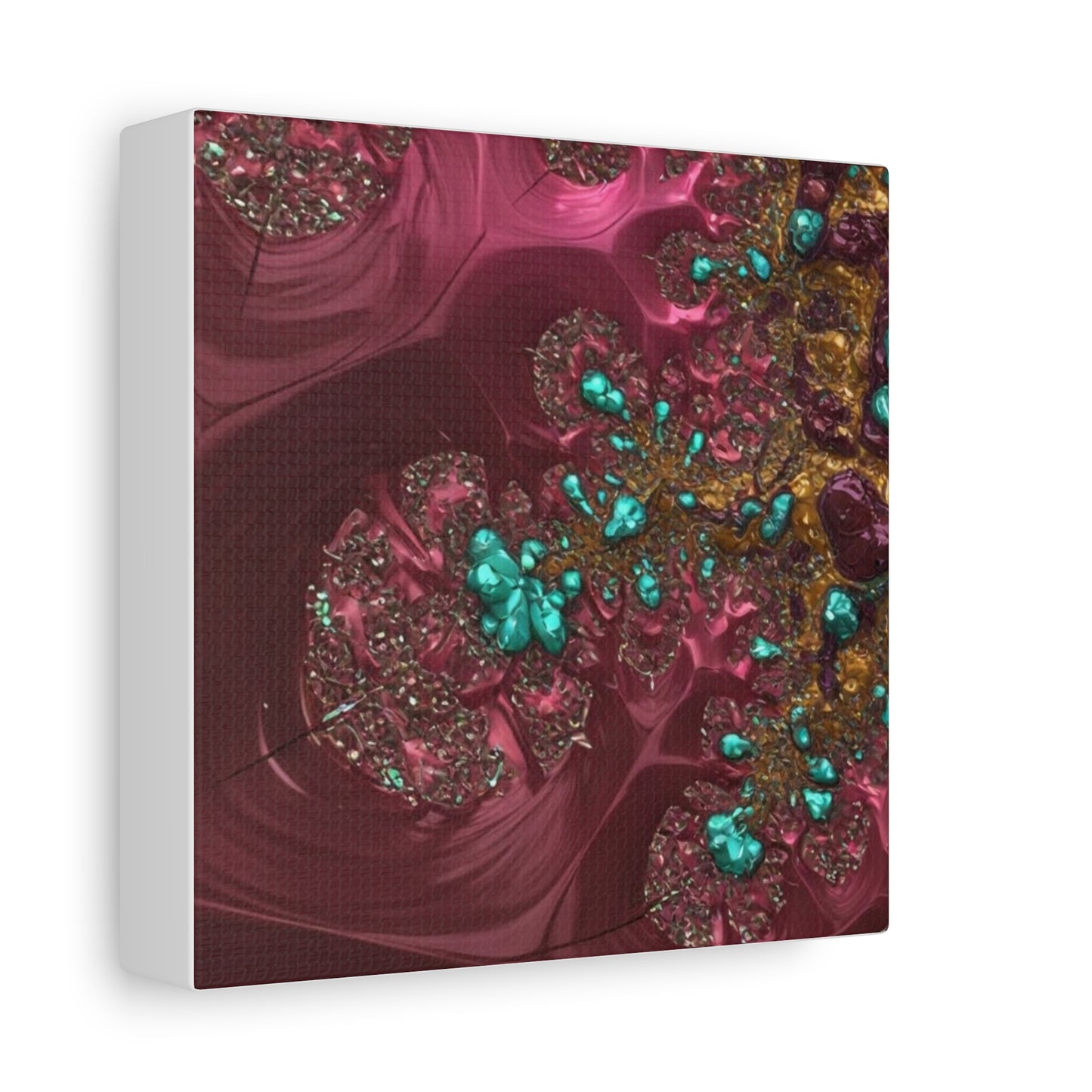 Abstract Art Canvas Print - Vibrant Fractal Design for Home Decor