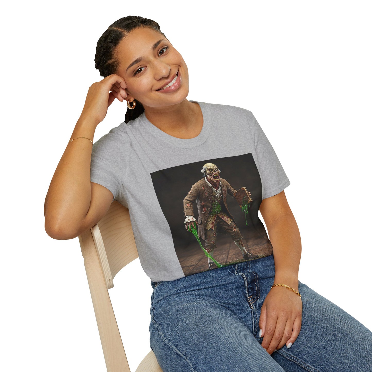 Zombie Science Unisex Softstyle T-Shirt - Spooky Halloween Apparel