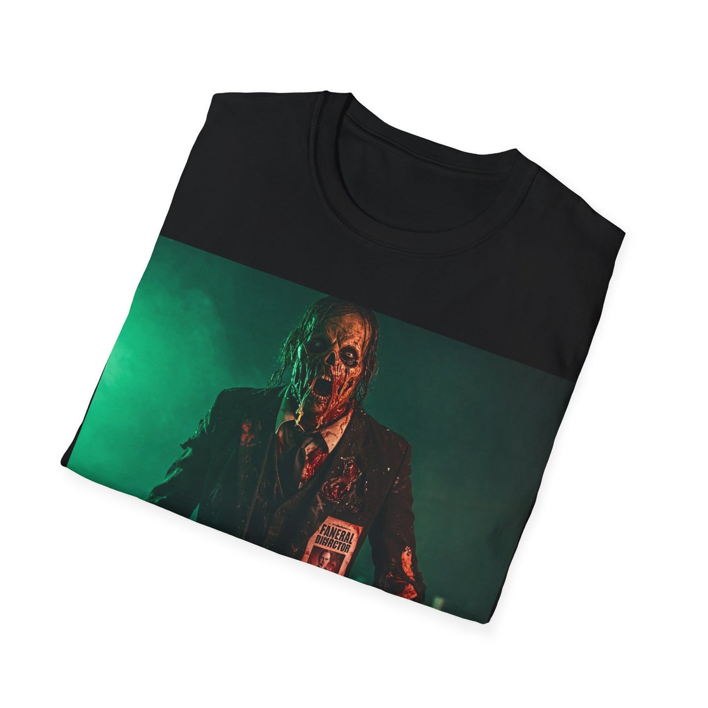 UK - Horror-Inspired Unisex Softstyle T-Shirt - Spooky Halloween Graphic Tee