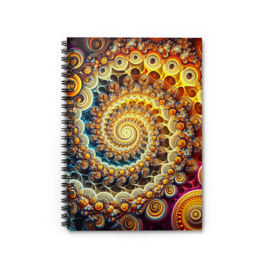 Colorful Spiral Design Spiral Notebook - Perfect for Students and Creatives