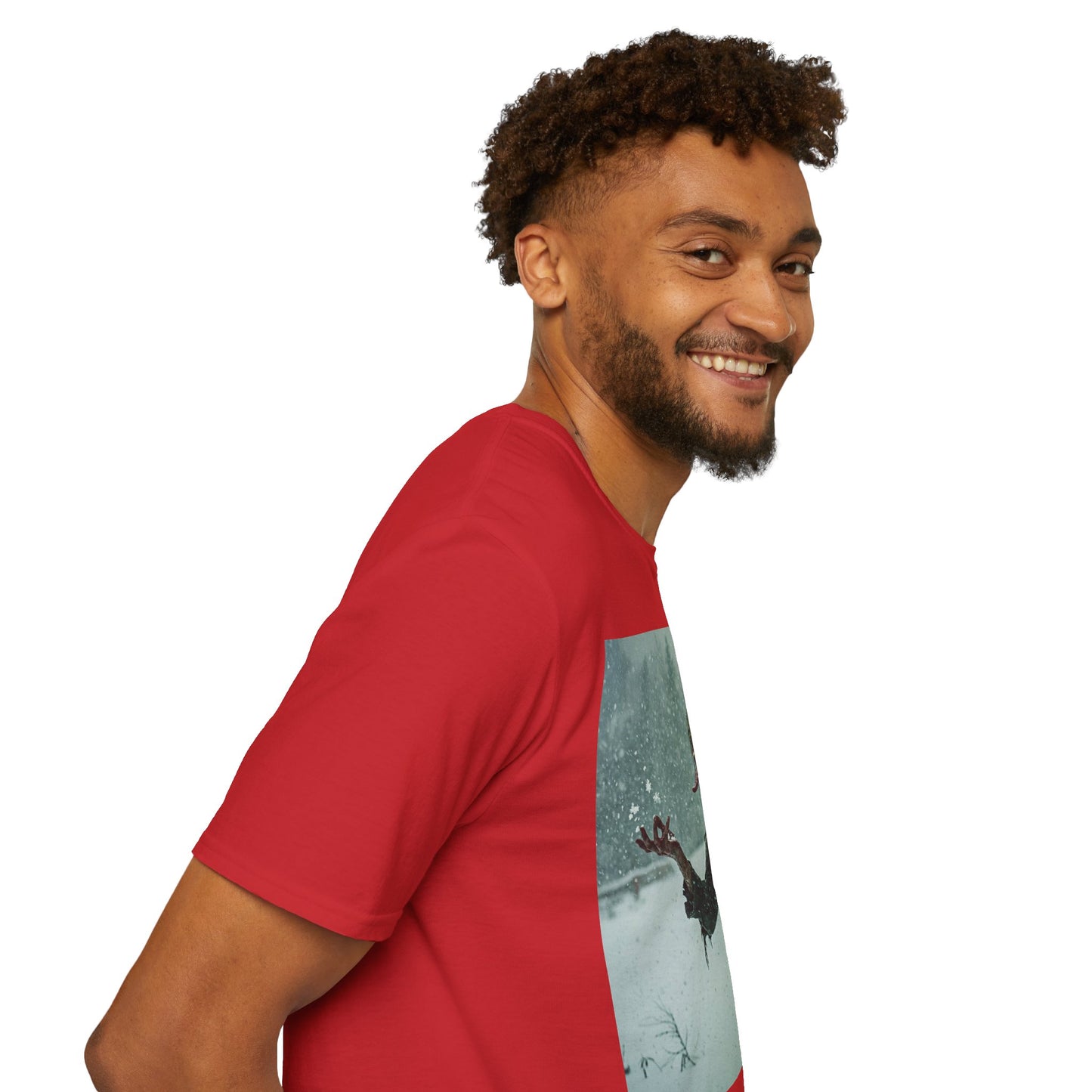 Chilling Horror Graphic Tee - Unisex Softstyle T-Shirt with Spooky Design