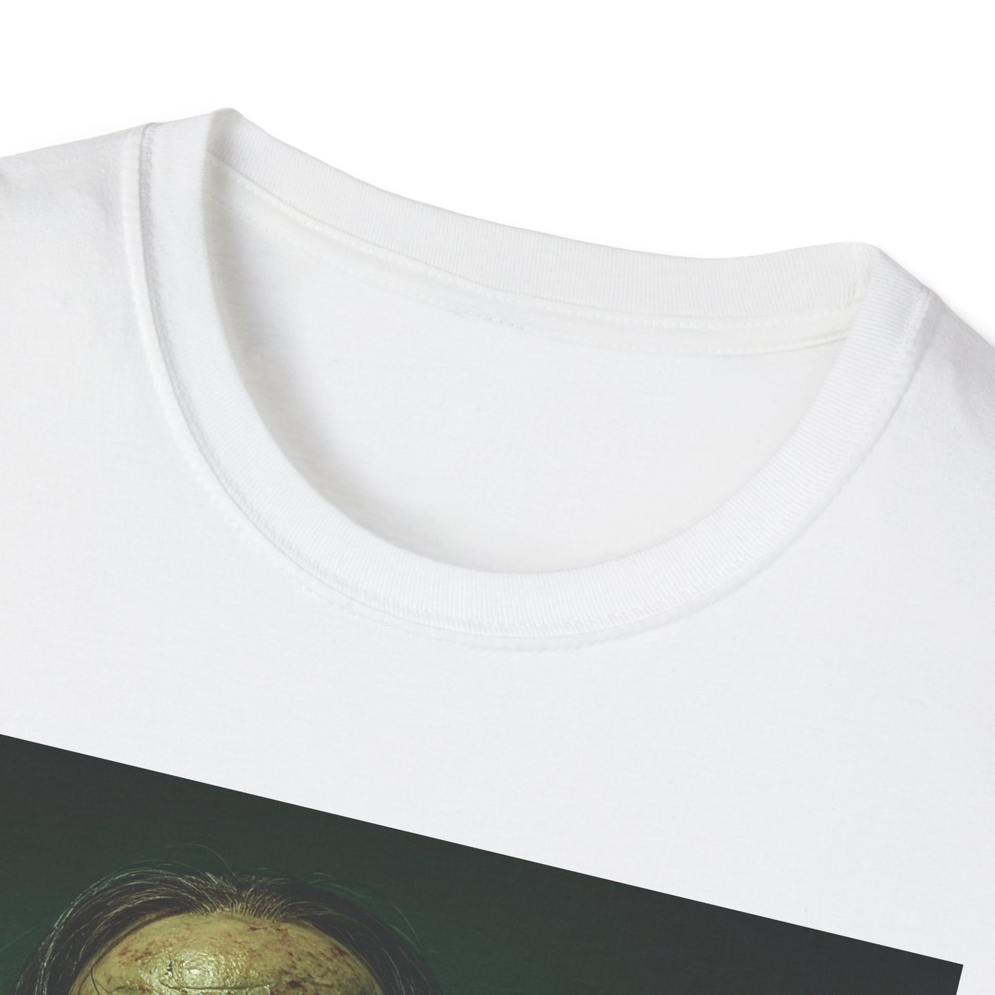 Apocalyptic Portrait Tee, bold, decaying zombie graphic