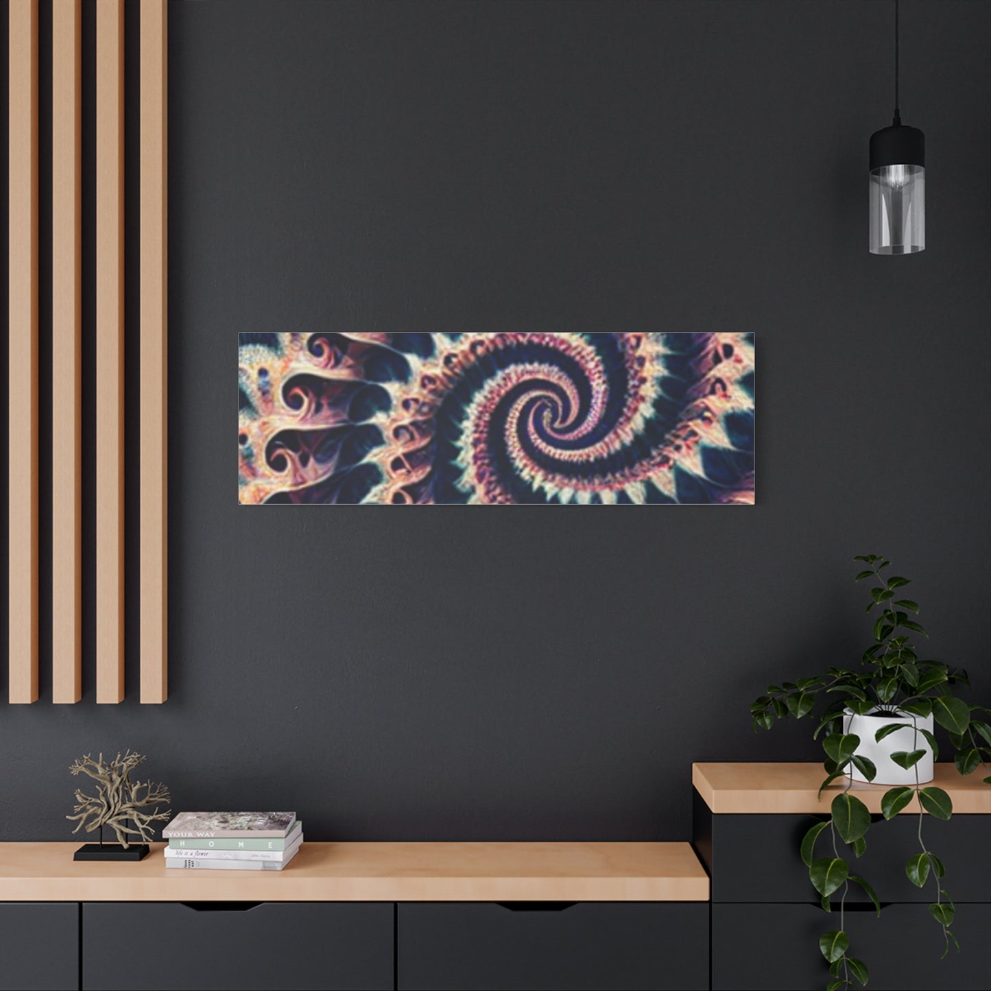 Abstract Spiral Art Canvas Print - Modern Home Decor for Art Lovers