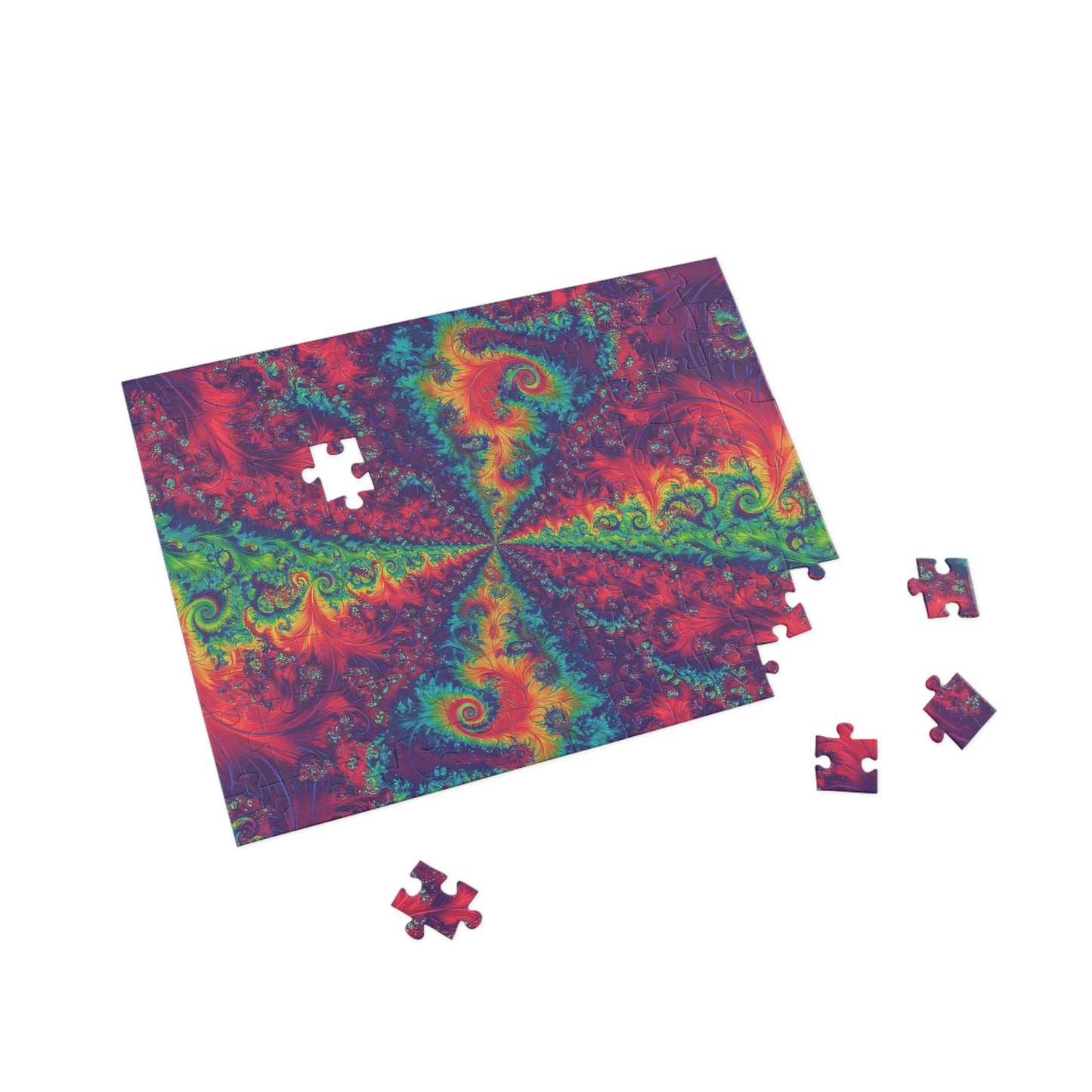 002 - Fractal Puzzle (96, 252, 500, 1000-Piece) - Fun Family Activity and Gift