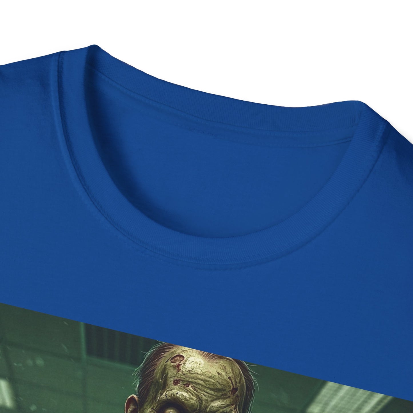 UK - Zombie Office Horror Unisex Softstyle T-Shirt