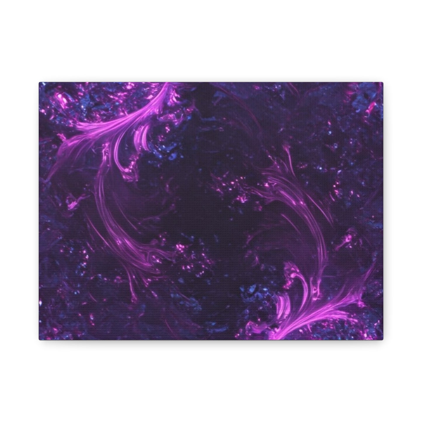 Abstract Purple Fractal Canvas Print - Artistic Wall Décor