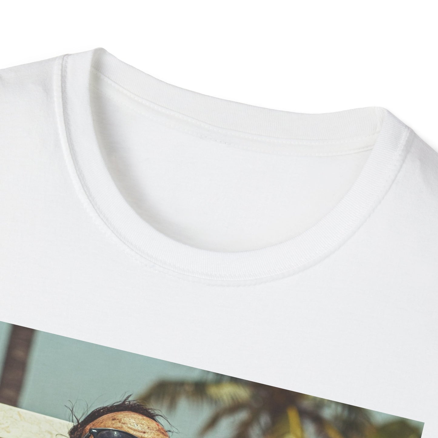 Chill Vibes Skeleton Graphic T-Shirt - Unisex Softstyle