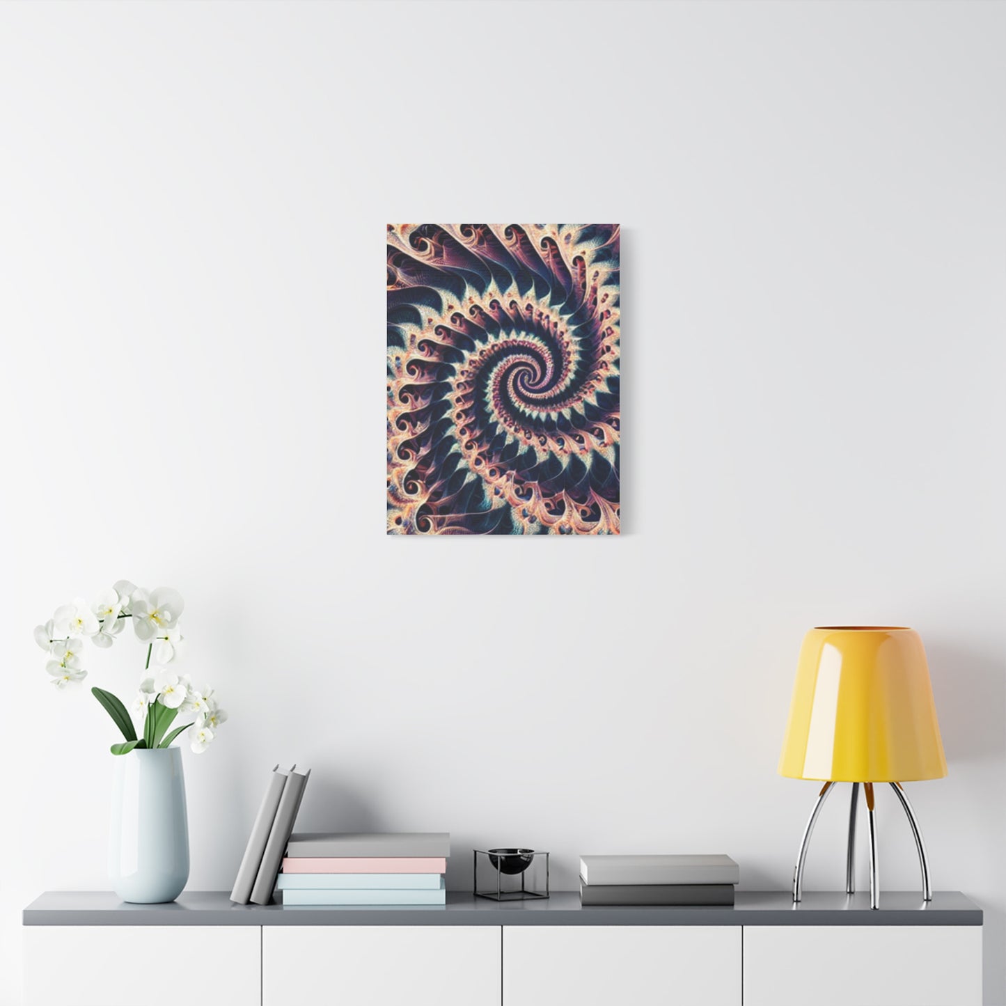 Abstract Spiral Art Canvas Print - Modern Home Decor for Art Lovers
