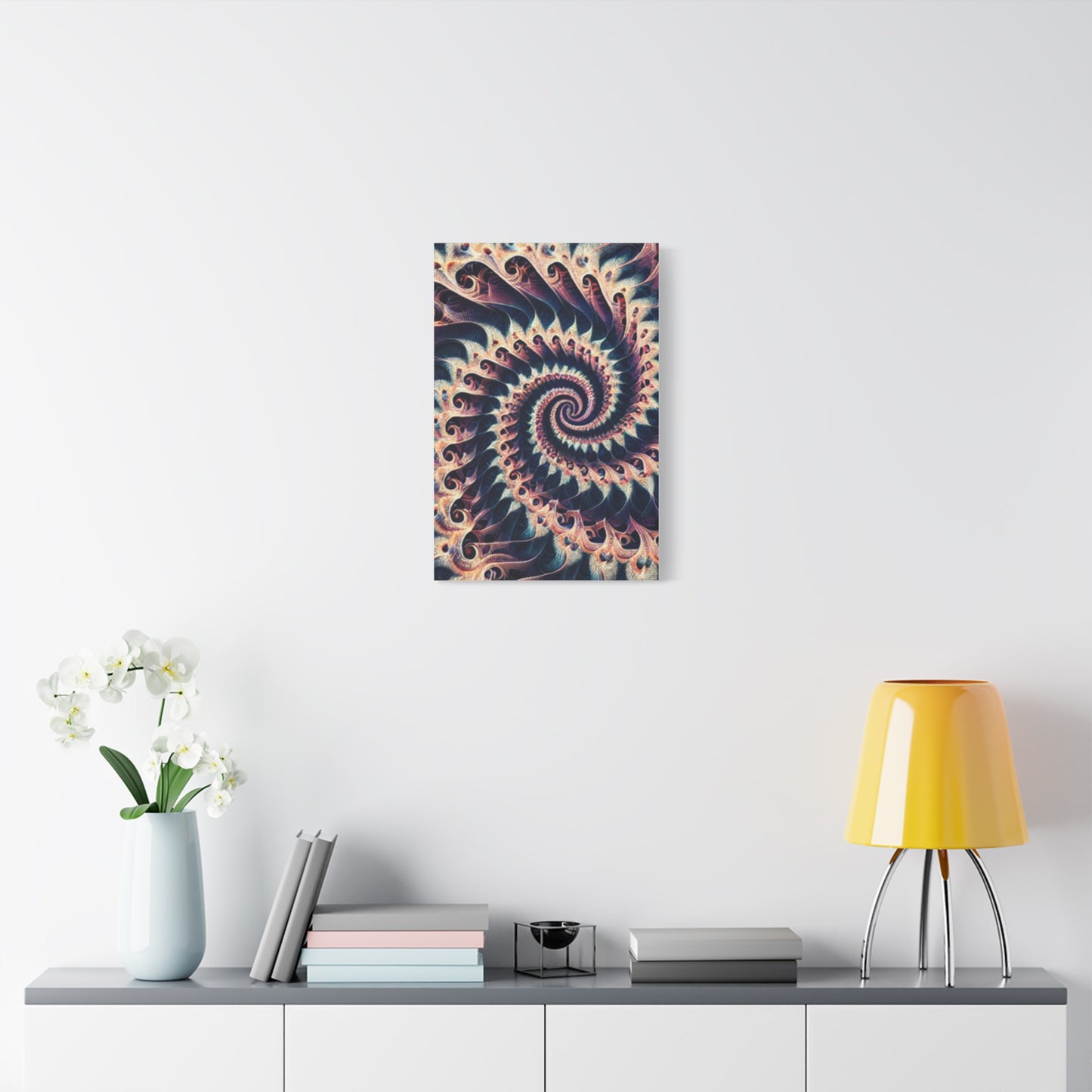 Abstract Spiral Art Canvas Print - Modern Home Decor for Art Lovers