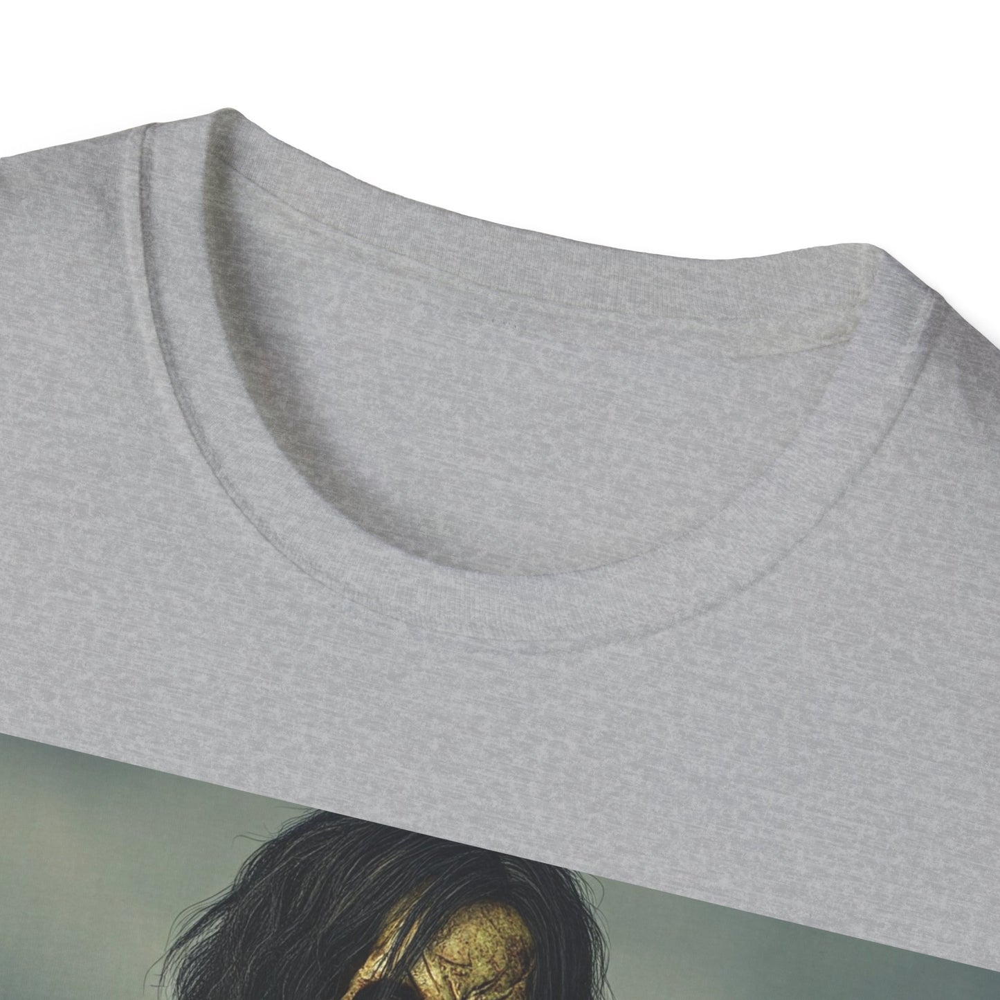 UK - Zombie Apocalyptic Portrait Tee, bold, decaying zombie graphic