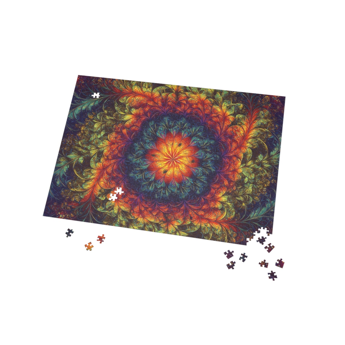 020 - Fractal Puzzle (96, 252, 500, 1000-Piece) - Fun Family Activity and Gift