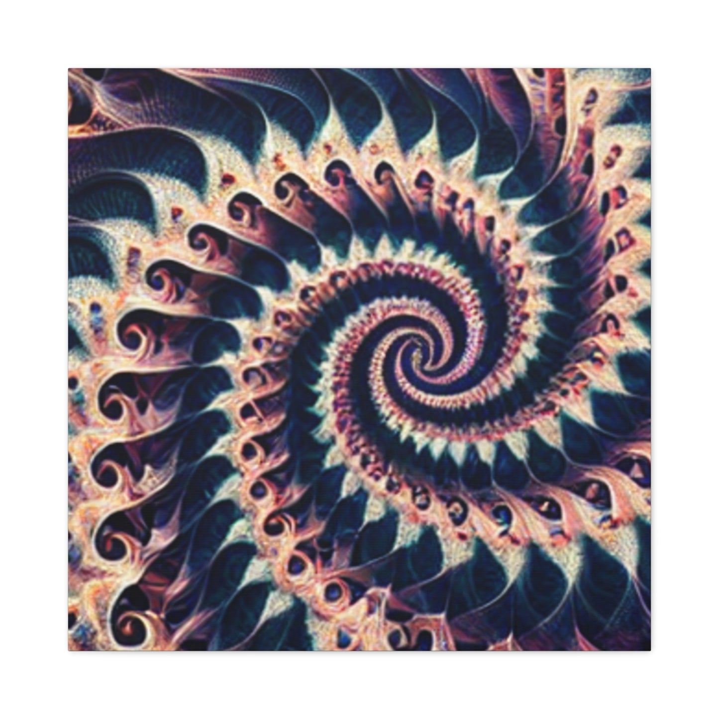 Abstract Spiral Art Canvas Print - Modern Home Decor for Art Lovers