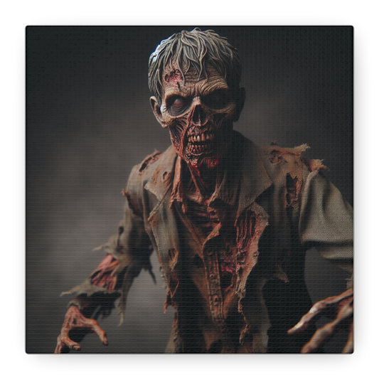 Zombie Art Canvas - Horror Wall Decor for Halloween