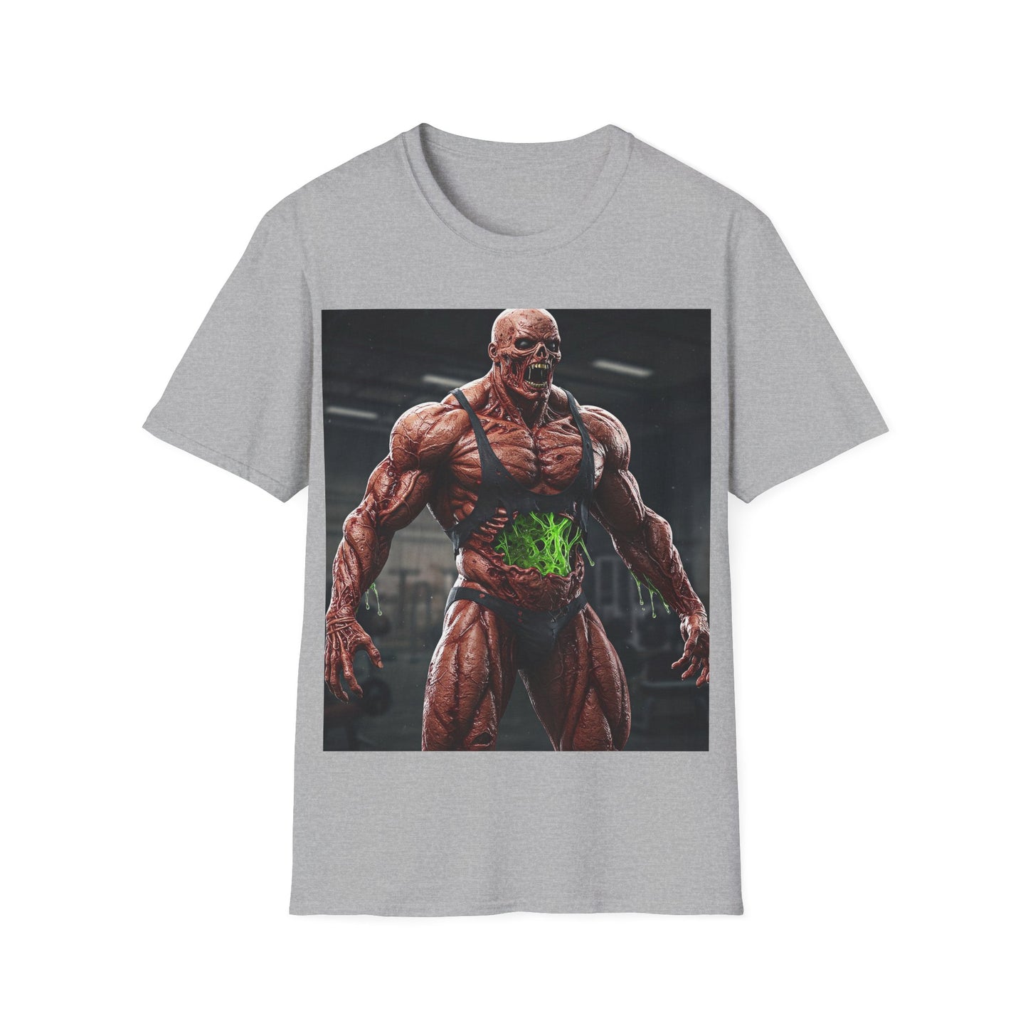 UK - Muscle Graphic Unisex Softstyle T-Shirt - Ideal for Gym Lovers
