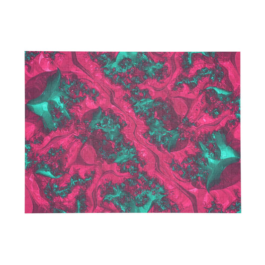 Abstract Fractal Puzzle – 96, 252, 500, 1000 Pieces – Vibrant Artistic Design for Relaxation and Fun