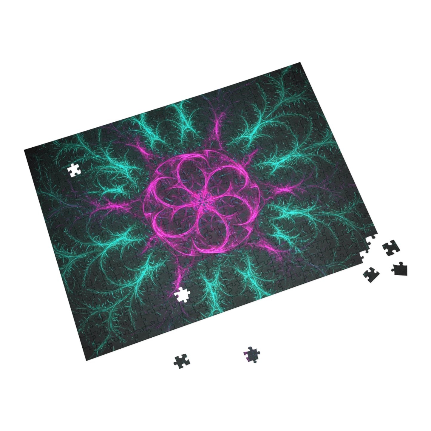 083- Fractal Puzzle (96, 252, 500, 1000-Piece) - Fun Family Activity and Gift