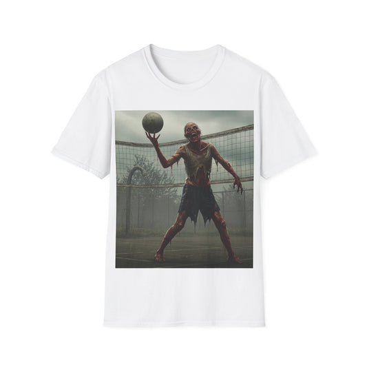 UK - Zombie Basketball Unisex Softstyle T-Shirt | Horror Graphic Tee