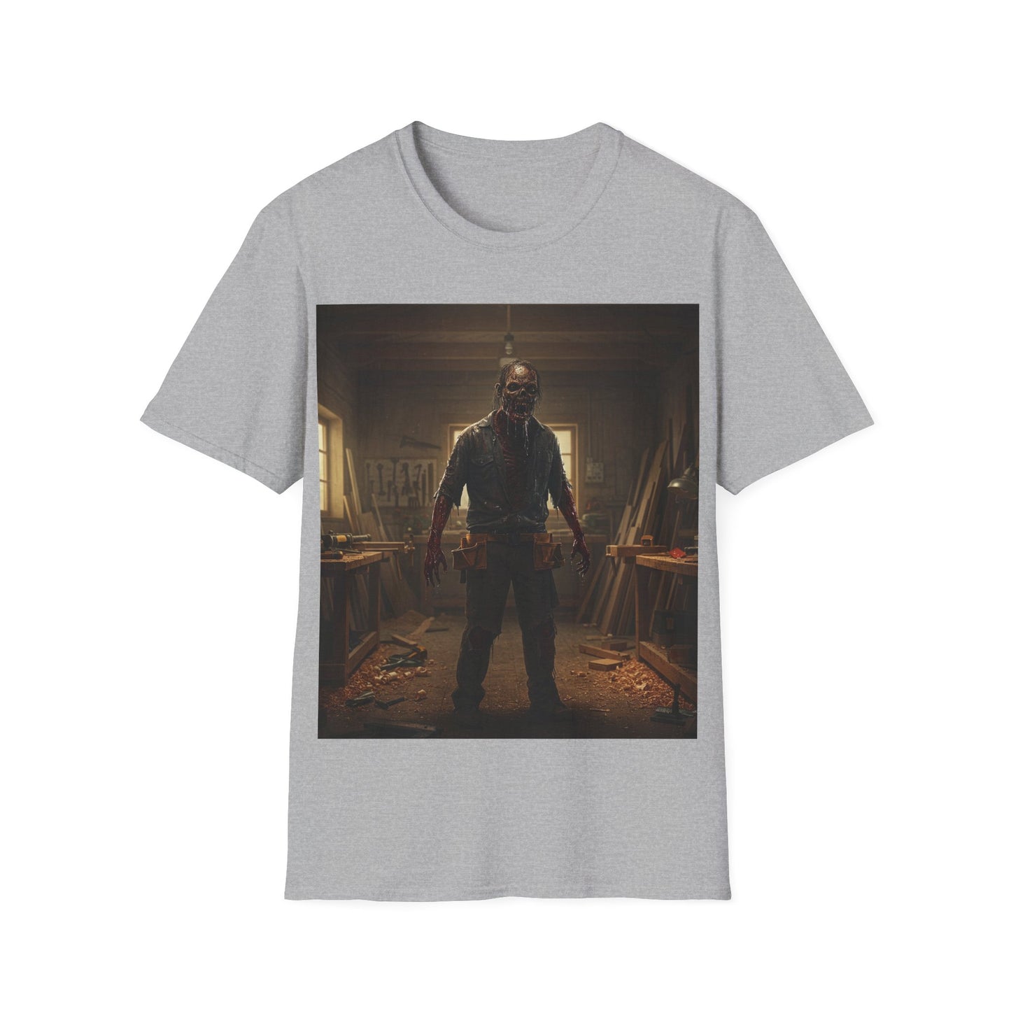 UK - Unisex Horror Movie Softstyle T-Shirt - Perfect for Halloween Enthusiasts