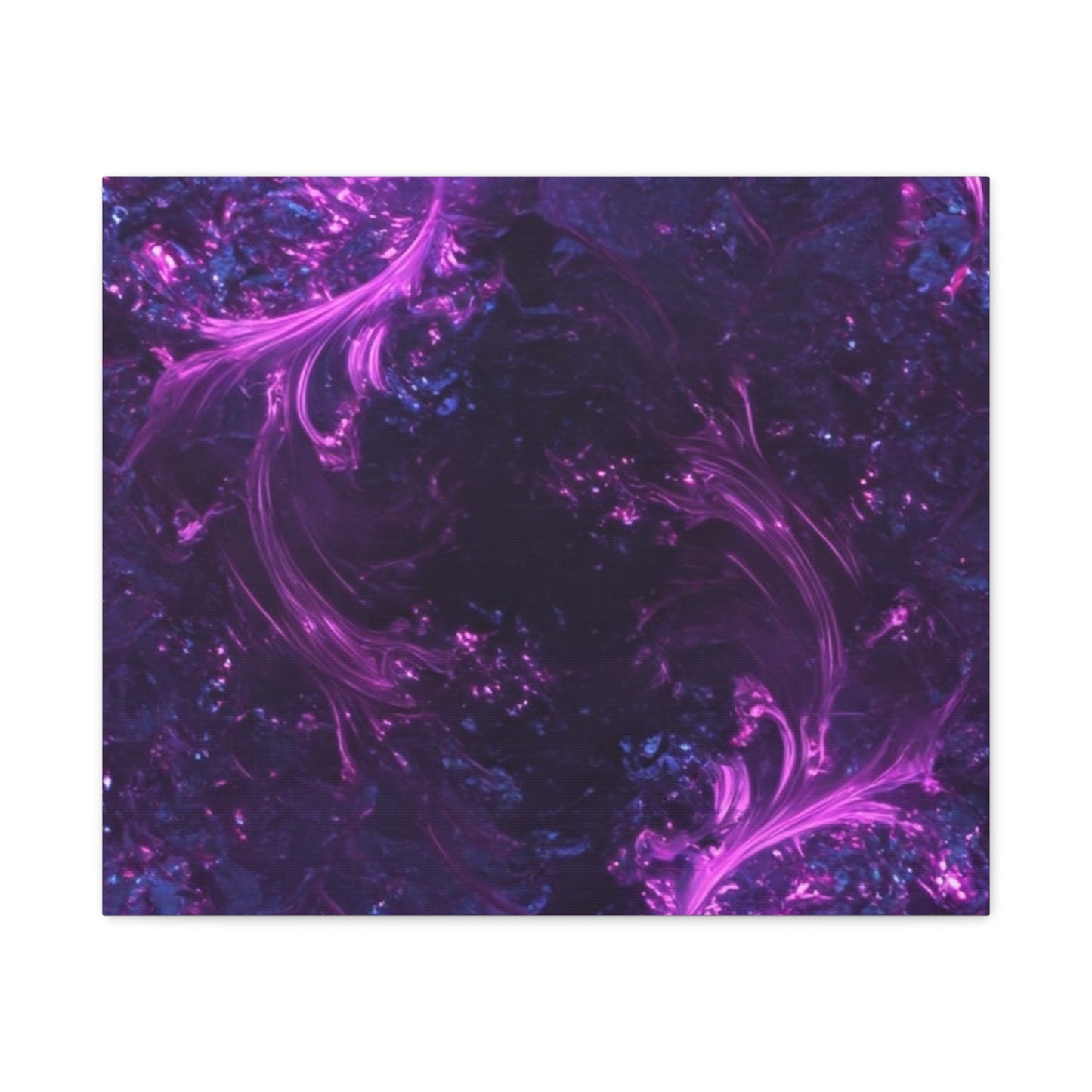Abstract Purple Fractal Canvas Print - Artistic Wall Décor