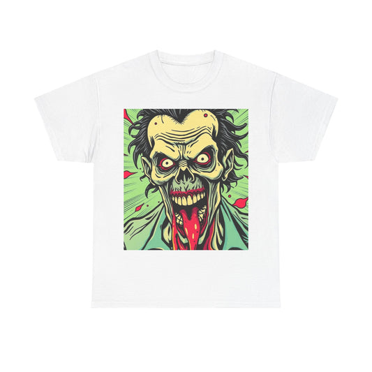 UK - Horror Graphic Tee - Creepy Zombie Design for Halloween