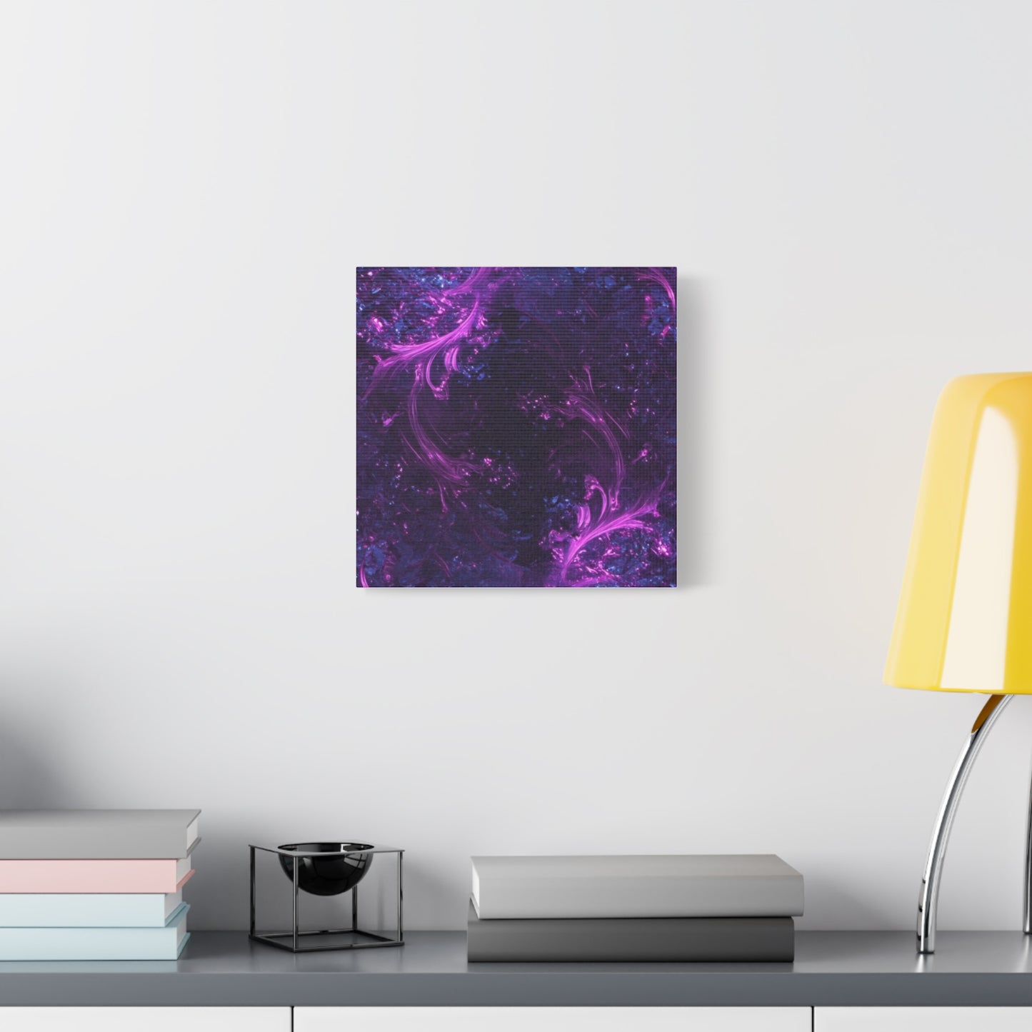 Abstract Purple Fractal Canvas Print - Artistic Wall Décor