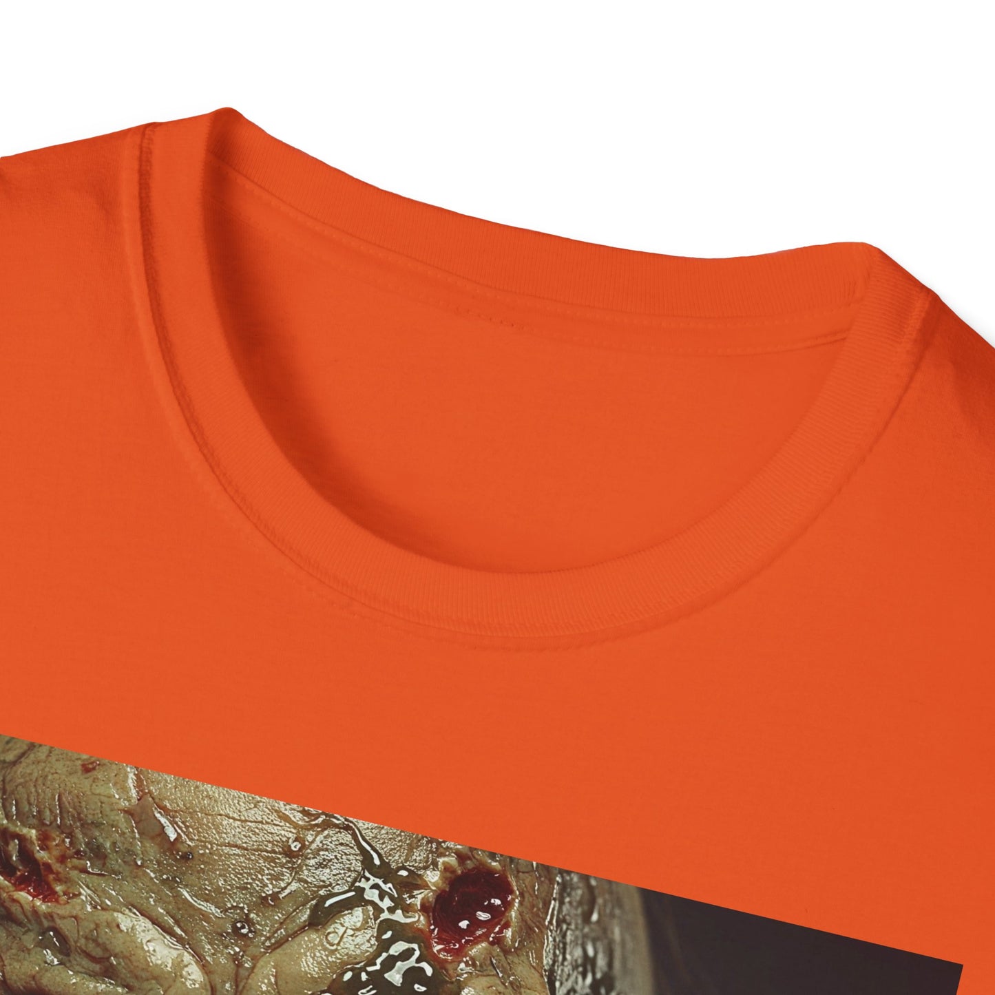 Apocalyptic Portrait Tee, bold, decaying zombie graphic