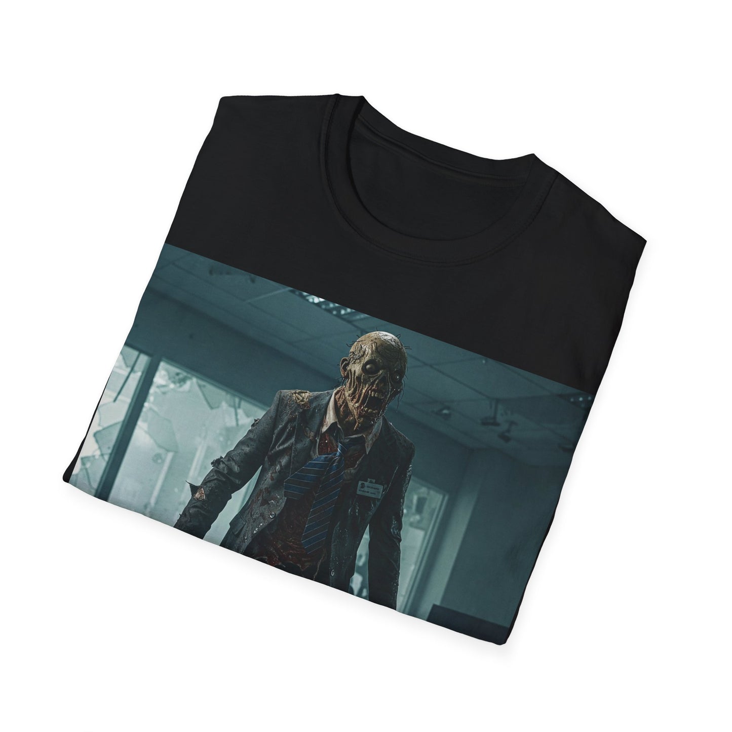UK - Zombie Apocalypse Unisex Softstyle T-Shirt - Perfect for Horror Fans and Parties