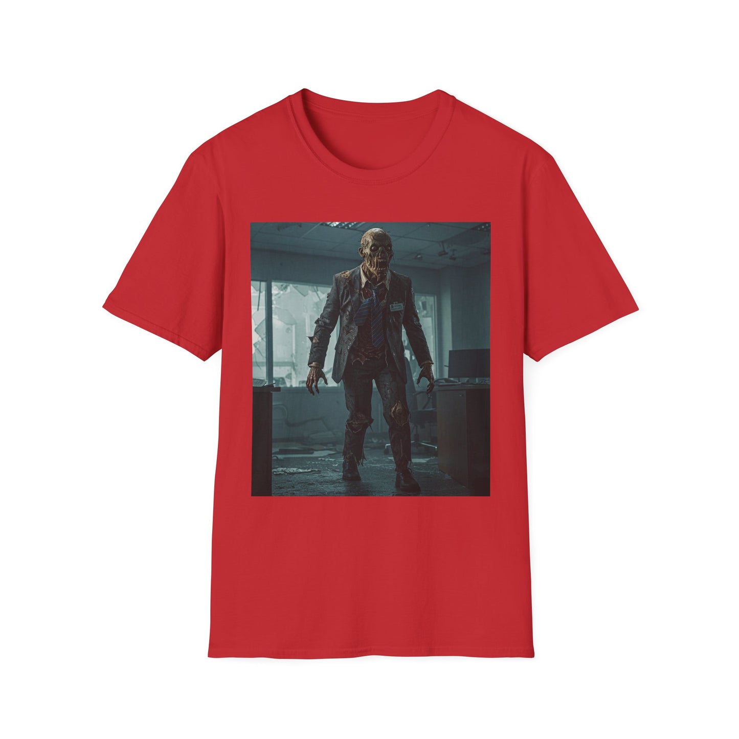 Zombie Apocalypse Unisex Softstyle T-Shirt - Perfect for Horror Fans and Parties