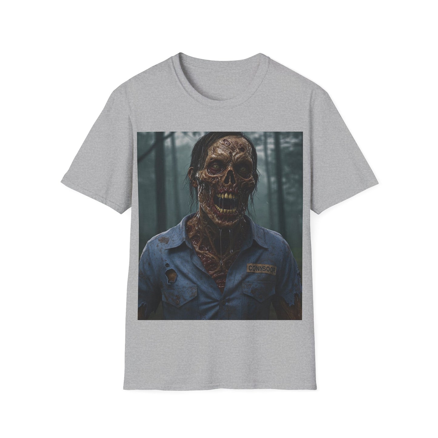 UK - Halloween Horror Graphic Unisex T-Shirt - Spooky Skull Design