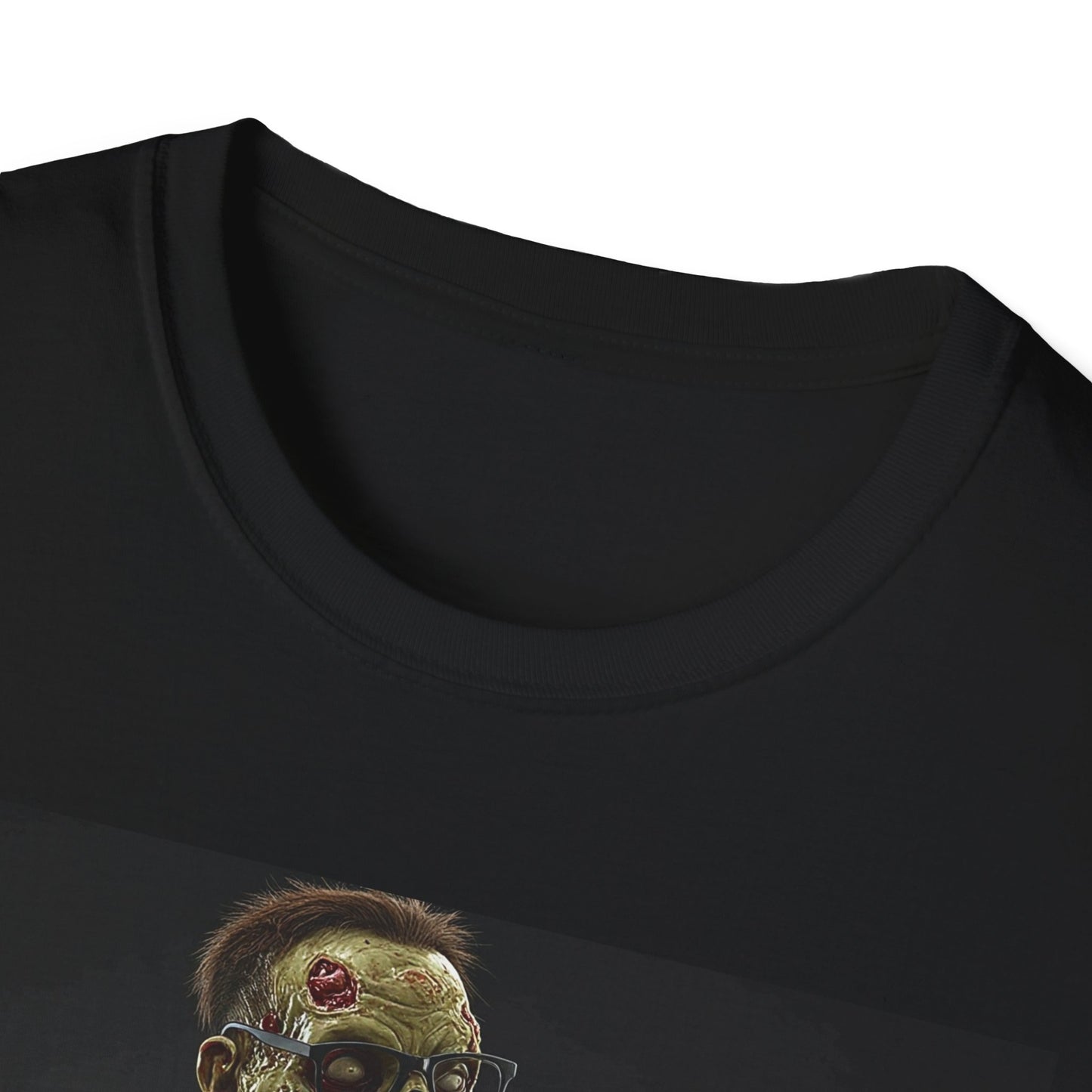 Zombie Graphic Unisex Softstyle T-Shirt - Perfect for Halloween and Casual Wear
