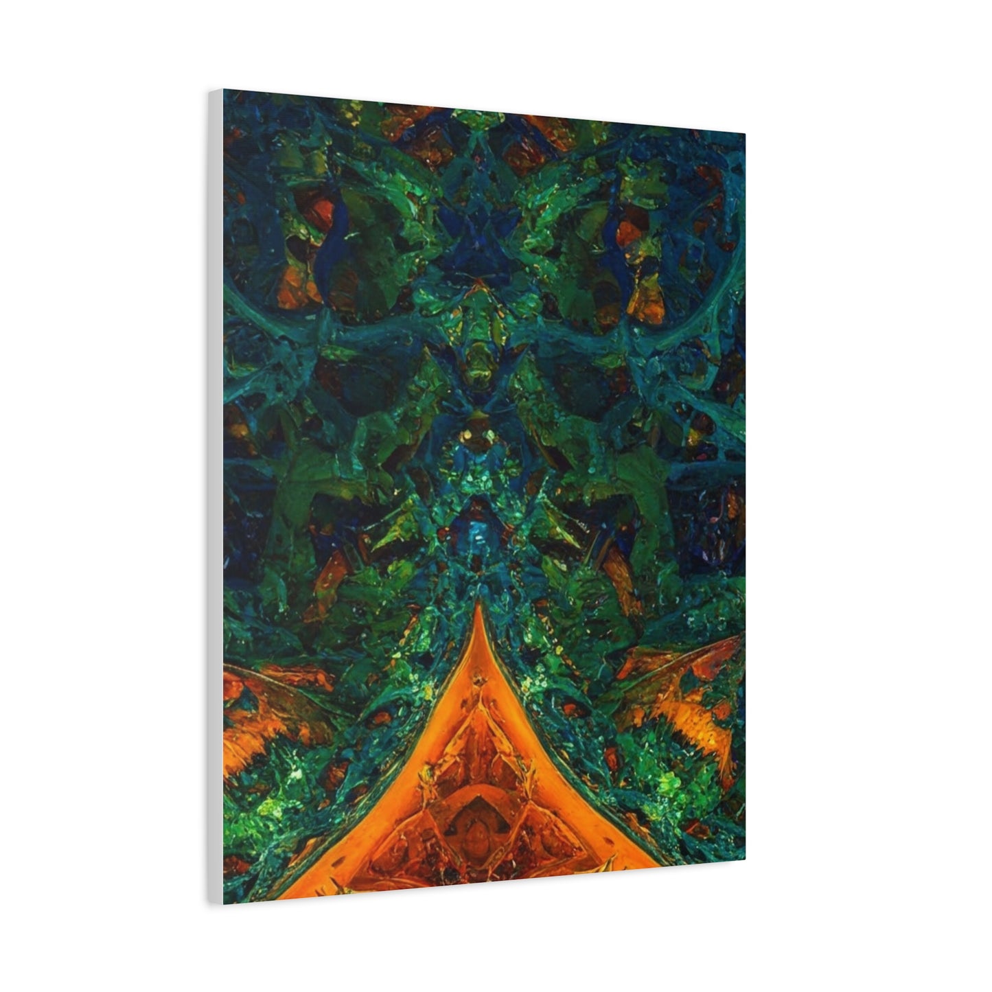 Vibrant Abstract Fractal Art Canvas Print