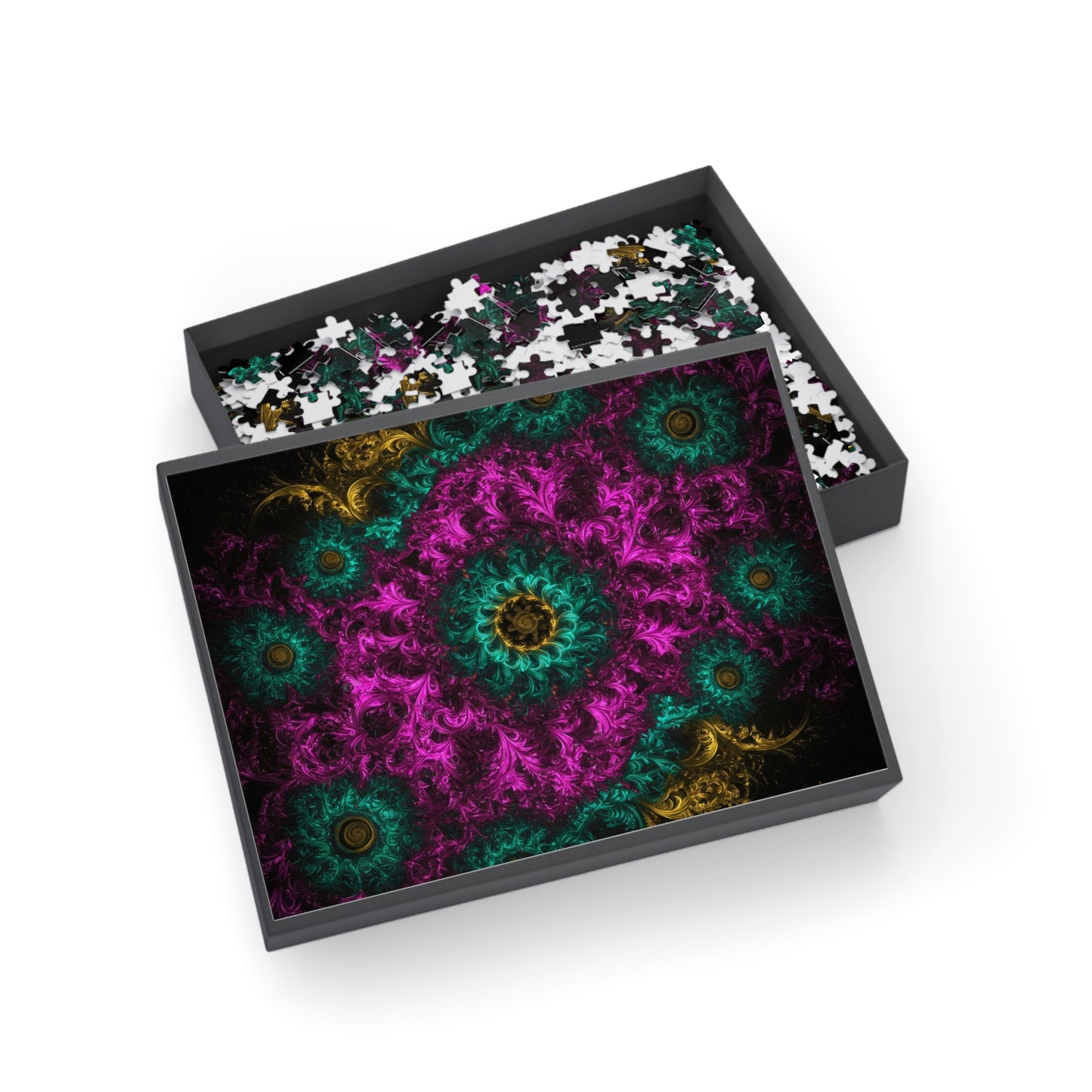 062- Fractal Puzzle (96, 252, 500, 1000-Piece) - Fun Family Activity and Gift