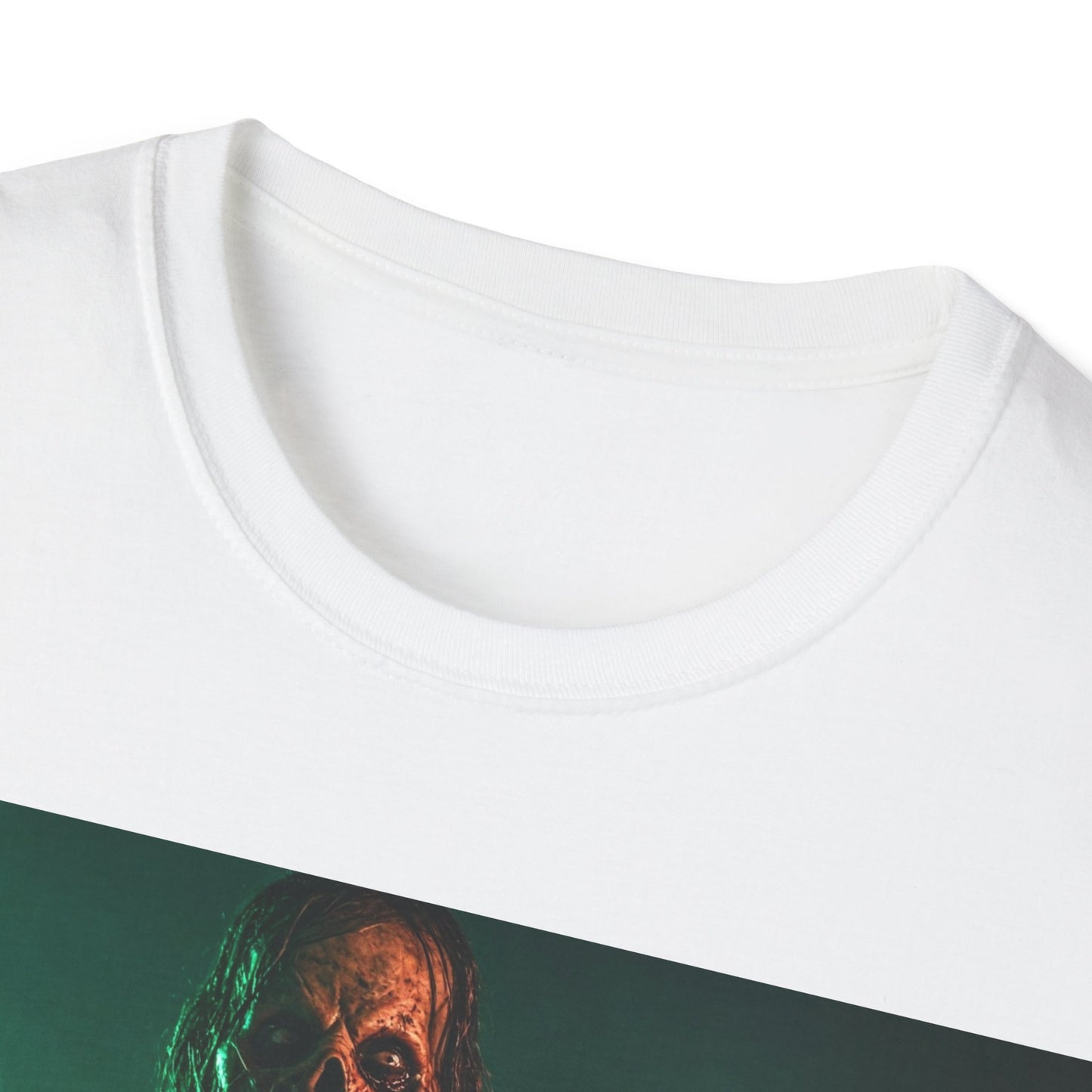 UK - Horror-Inspired Unisex Softstyle T-Shirt - Spooky Halloween Graphic Tee