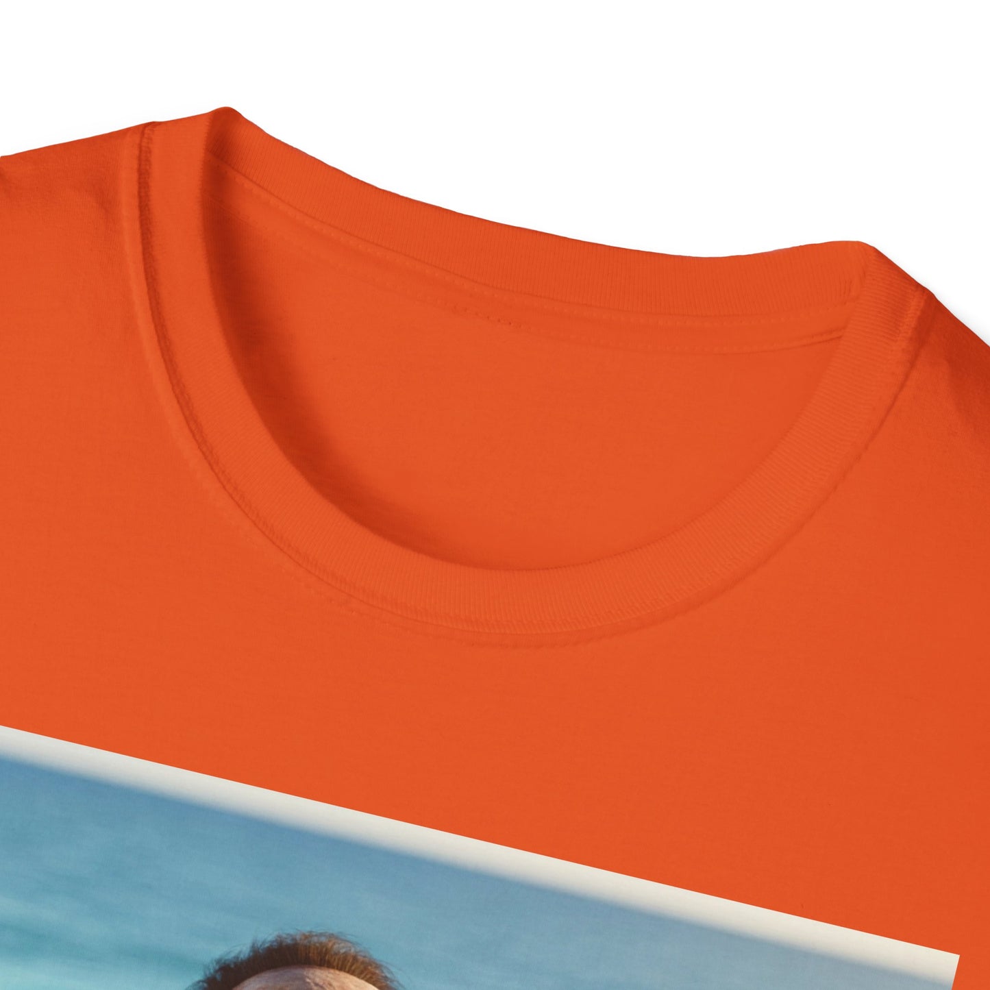 Chill Vibes Unisex Softstyle T-Shirt - Beach Relaxation Design