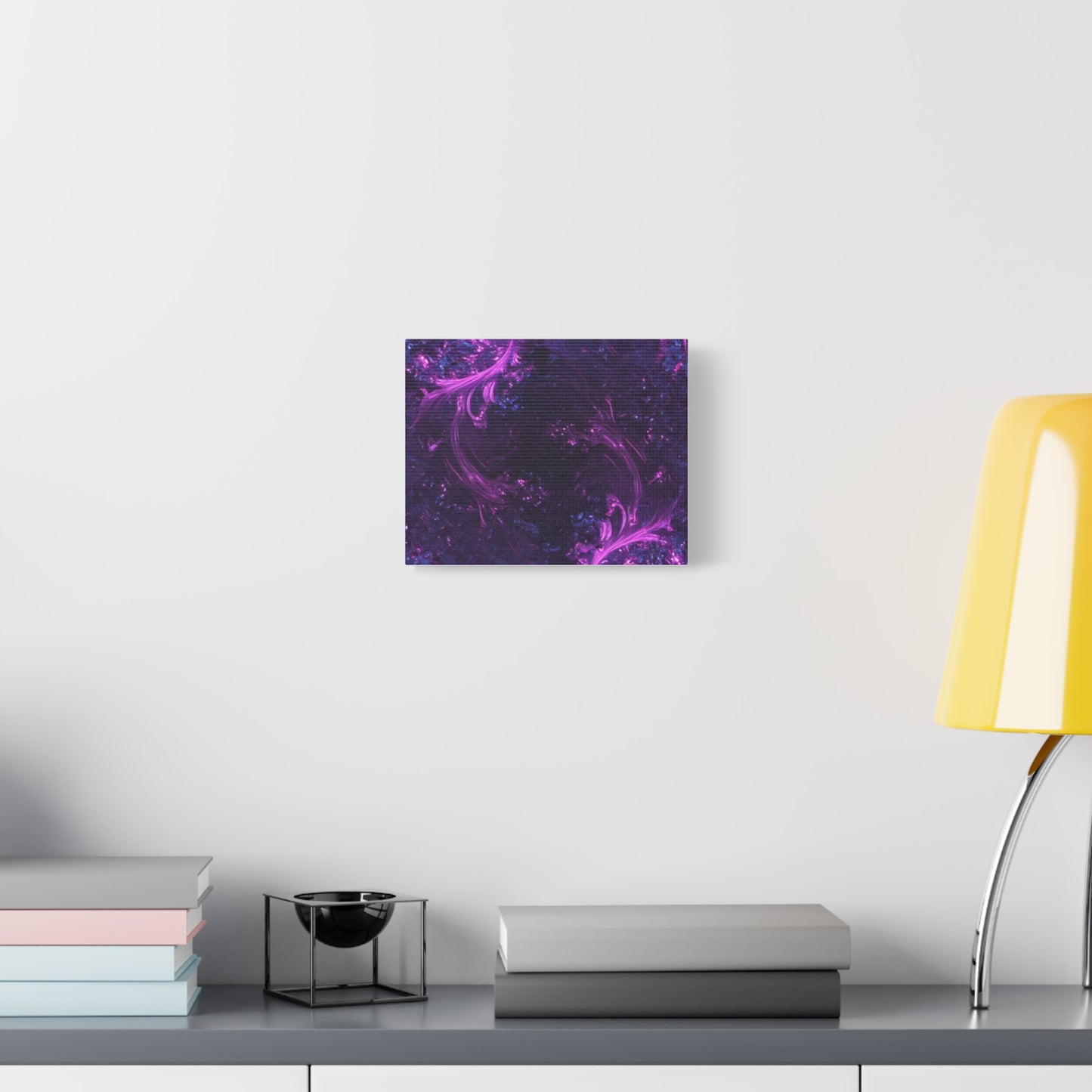 Abstract Purple Fractal Canvas Print - Artistic Wall Décor