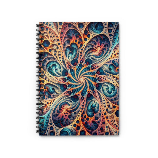 Colorful Spiral Design Ruled Notebook - Perfect for Creative Minds