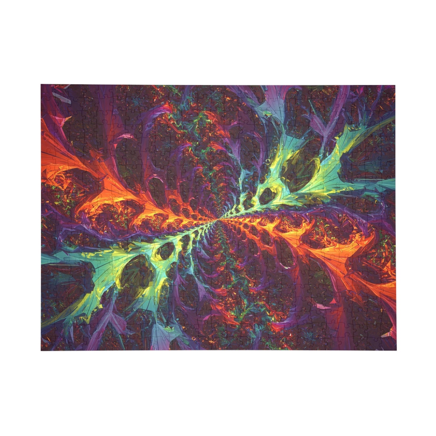 068- Fractal Puzzle (96, 252, 500, 1000-Piece) - Fun Family Activity and Gift