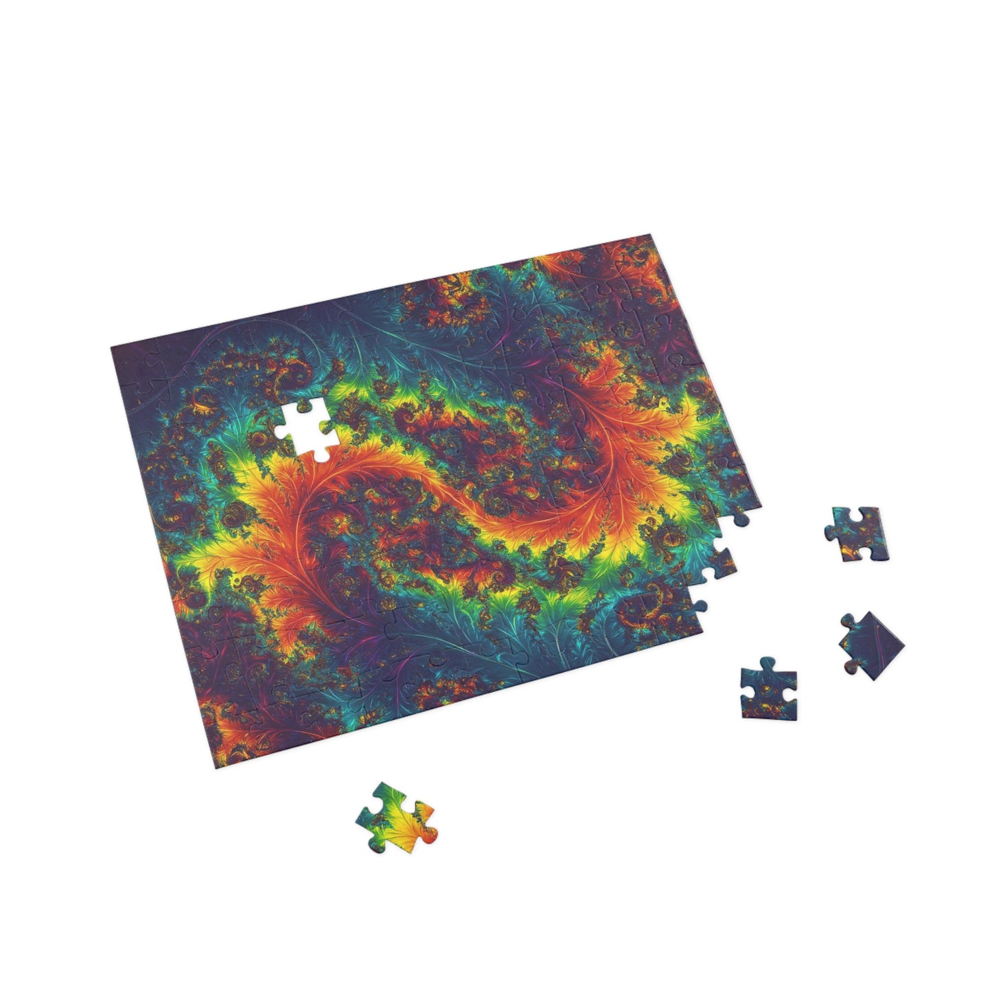 071- Fractal Puzzle (96, 252, 500, 1000-Piece) - Fun Family Activity and Gift