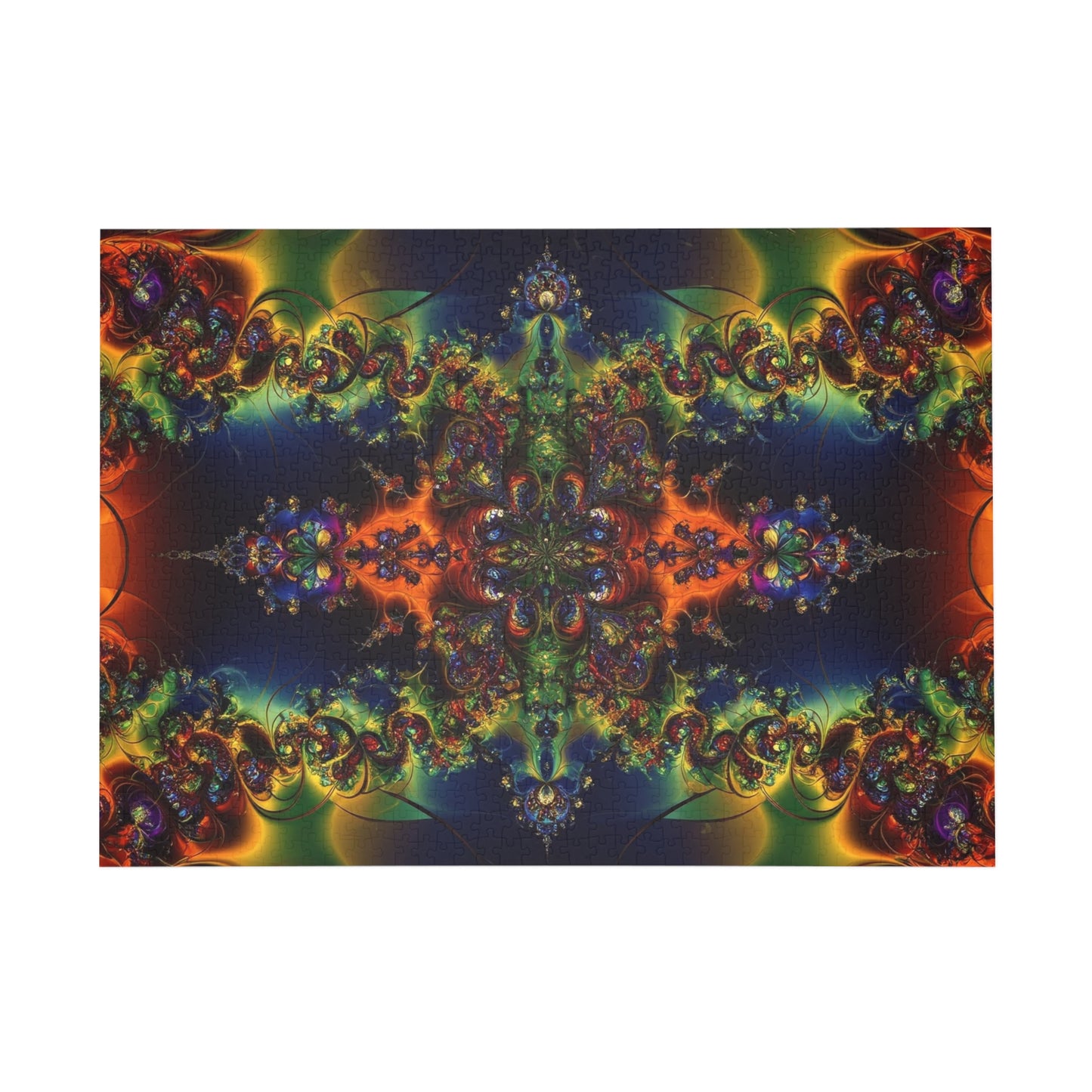 019 - Fractal Puzzle (96, 252, 500, 1000-Piece) - Fun Family Activity and Gift