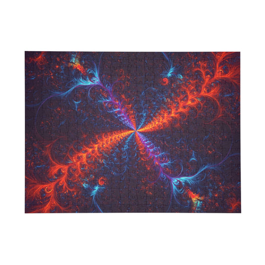 Vibrant Abstract Fractal Puzzle - 96, 252, 500, 1000-Piece Options