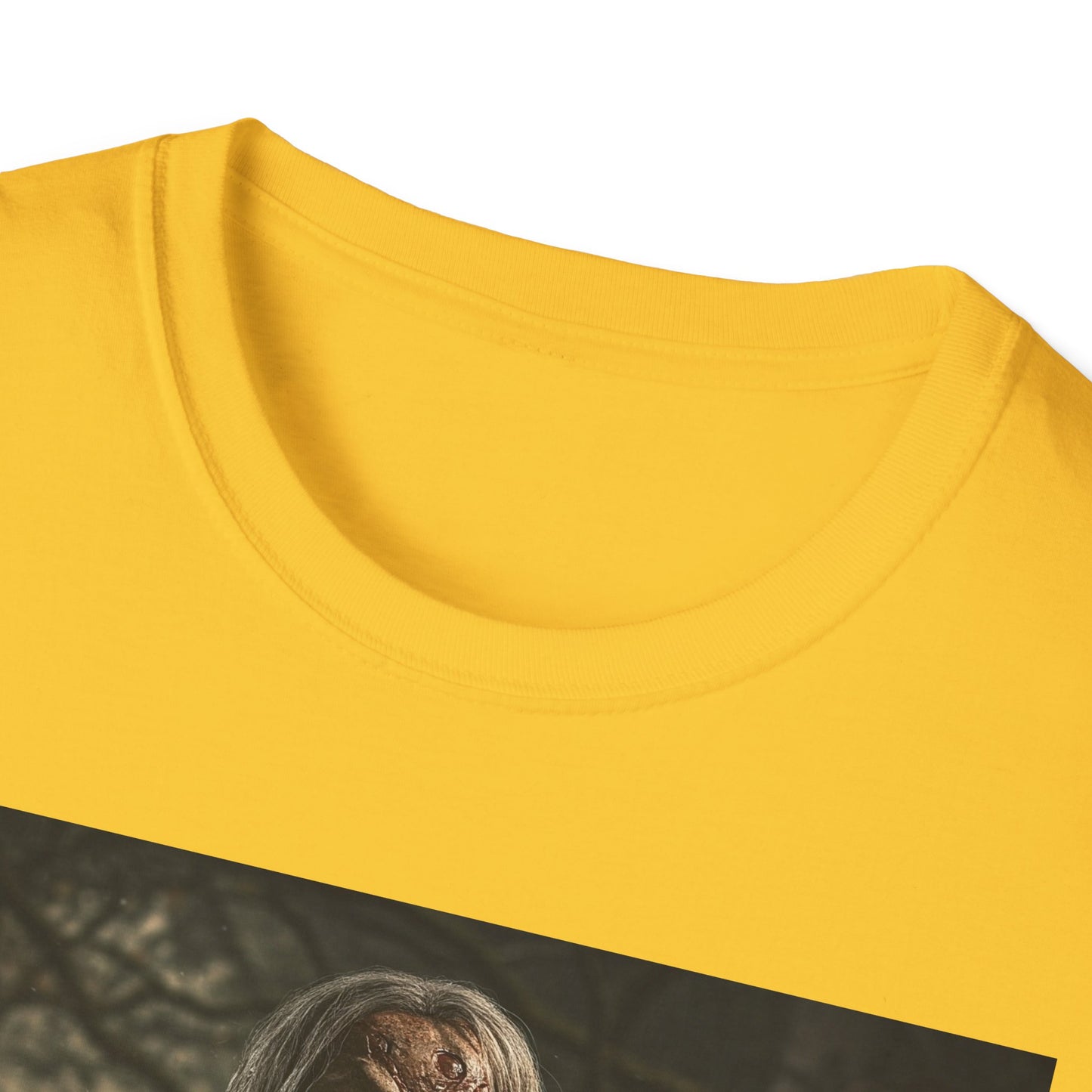 Zombie Horror Apocalyptic Portrait Tee, bold, decaying zombie graphic