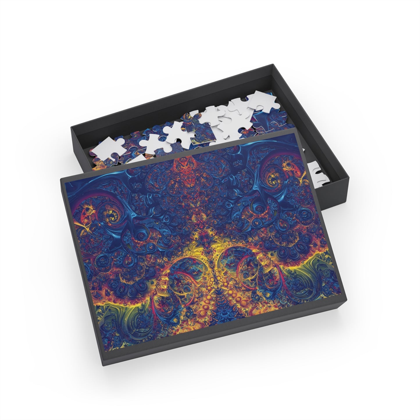 099- Fractal Puzzle (96, 252, 500, 1000-Piece) - Fun Family Activity and Gift