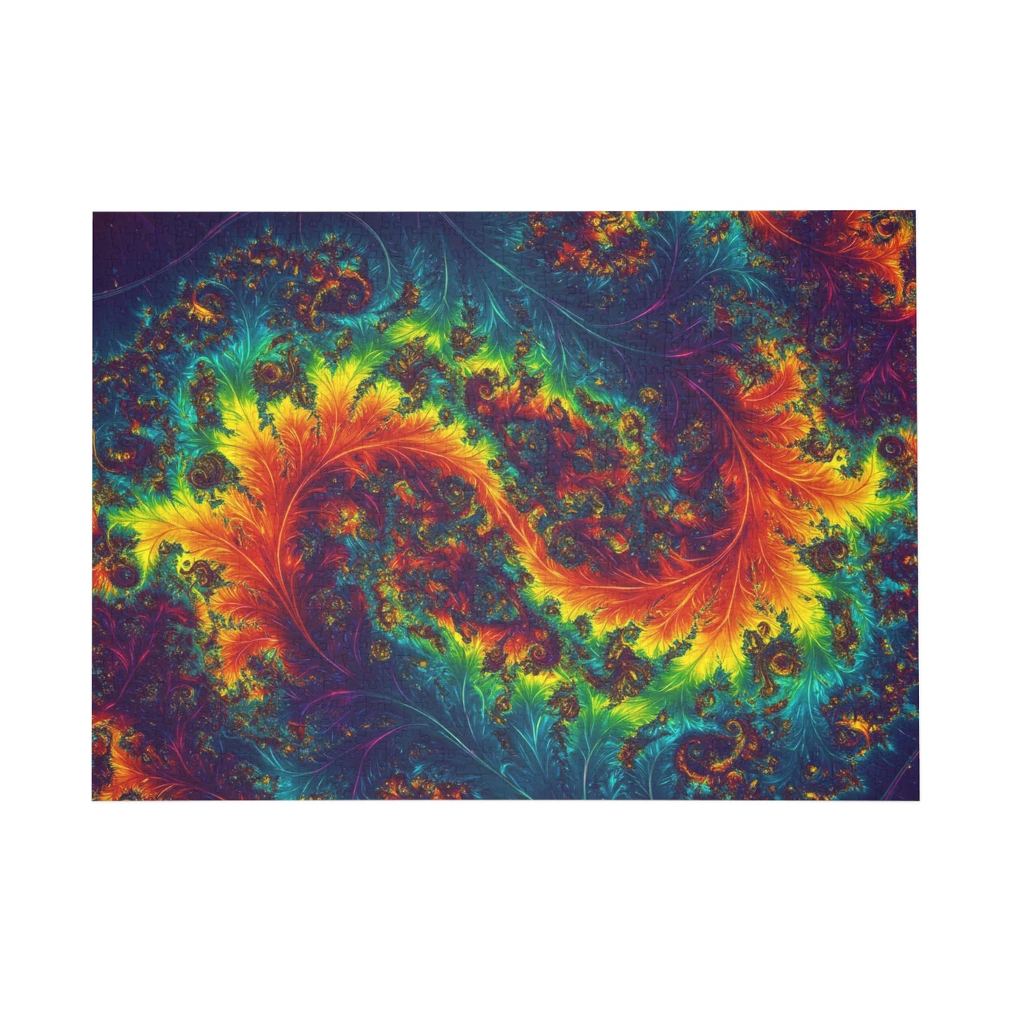 071- Fractal Puzzle (96, 252, 500, 1000-Piece) - Fun Family Activity and Gift