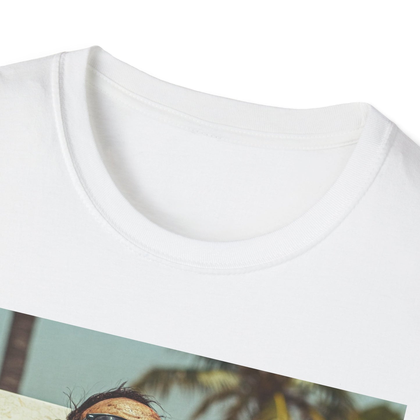 Chill Skeleton Apocalyptic Portrait Tee, bold, decaying zombie graphic