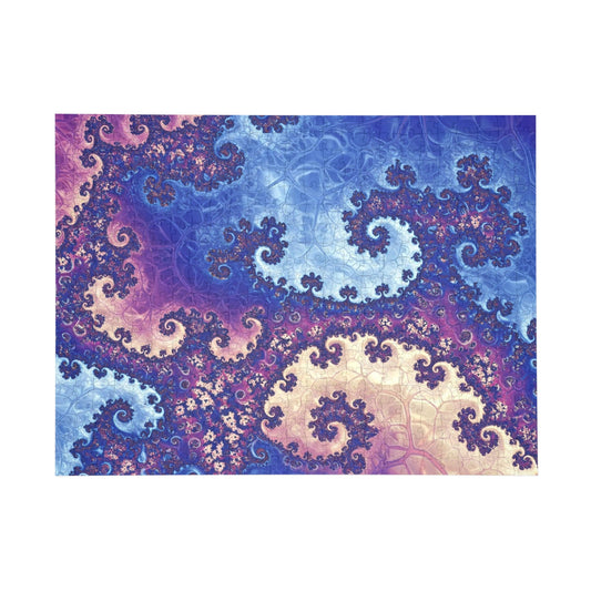 Colorful Fractal Puzzle - 96, 252, 500, 1000-Piece Options - Perfect for Family Game Night or Relaxing Activities