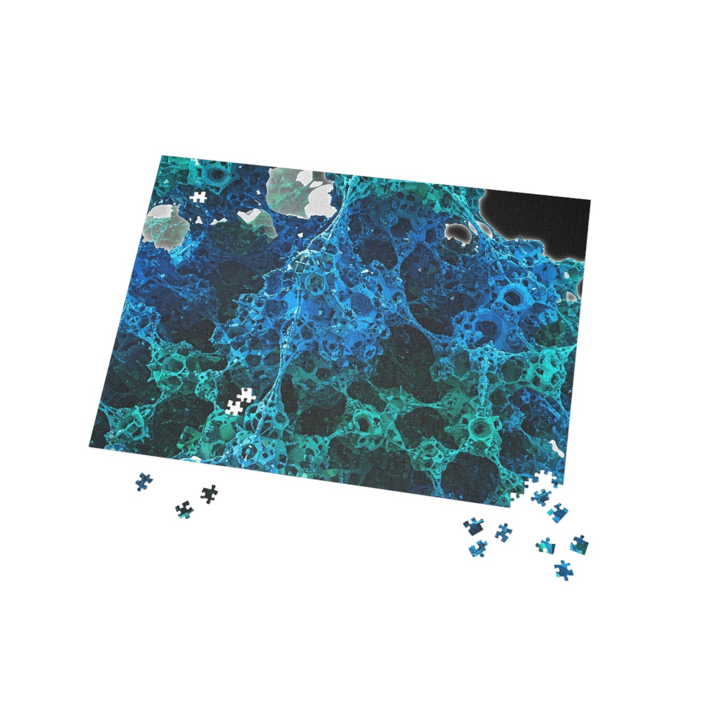 046- Fractal Puzzle (96, 252, 500, 1000-Piece) - Fun Family Activity and Gift