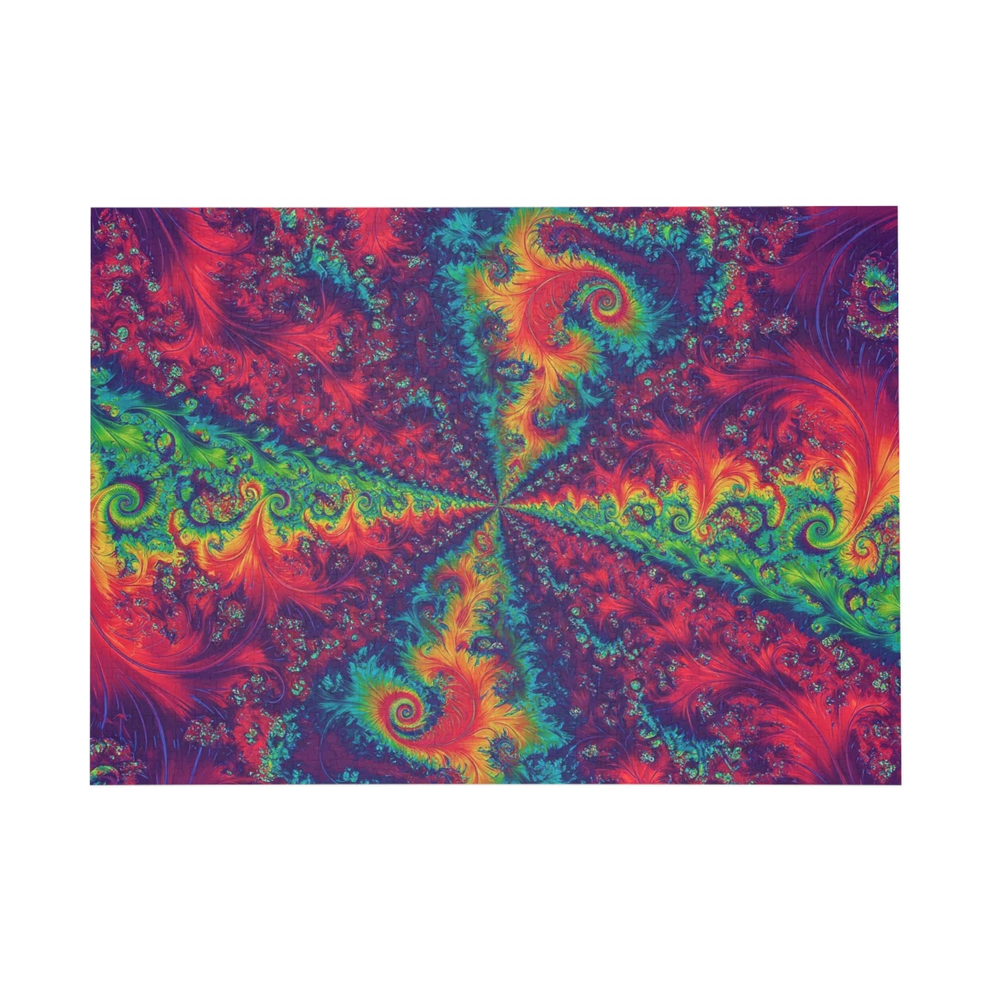 002 - Fractal Puzzle (96, 252, 500, 1000-Piece) - Fun Family Activity and Gift