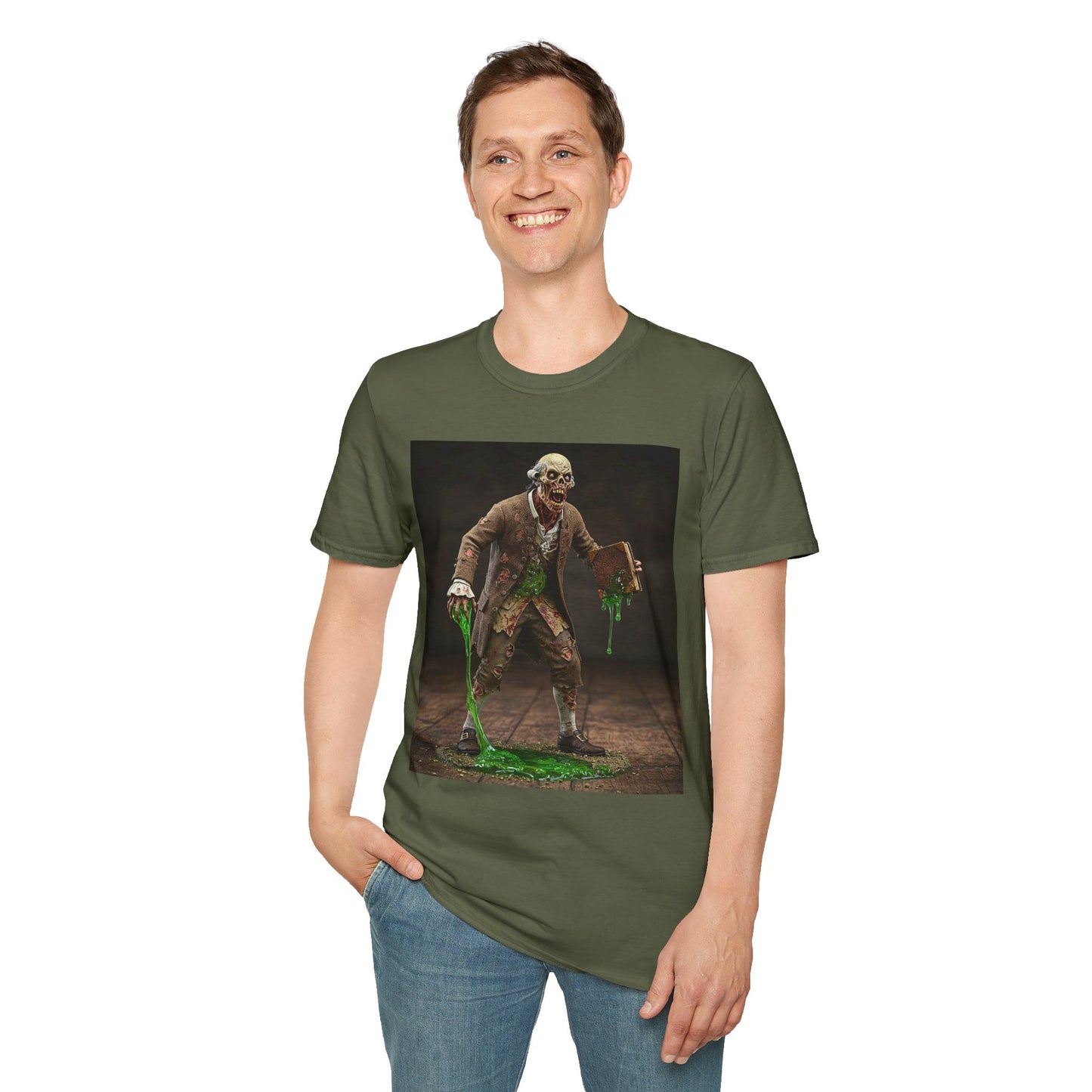 Zombie Science Unisex Softstyle T-Shirt - Spooky Halloween Apparel