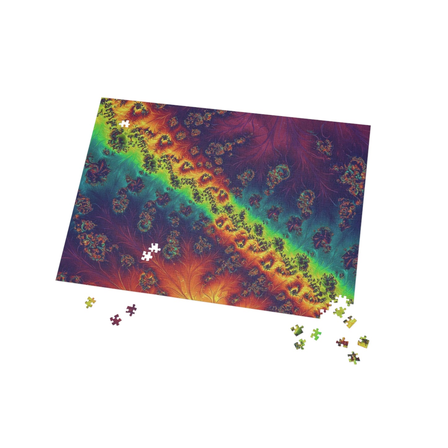 079- Fractal Puzzle (96, 252, 500, 1000-Piece) - Fun Family Activity and Gift